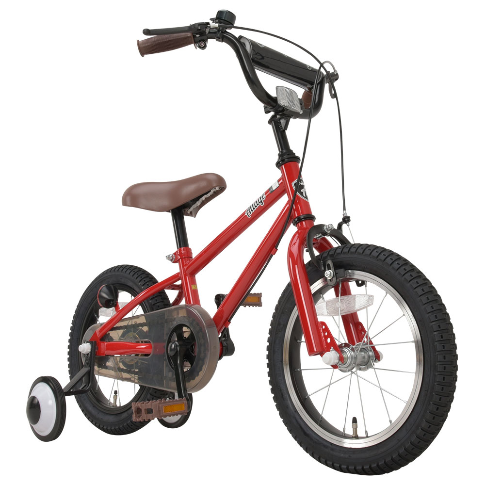 楽天市場】子供用自転車 14インチ 補助輪付き スタンド付き【メーカー