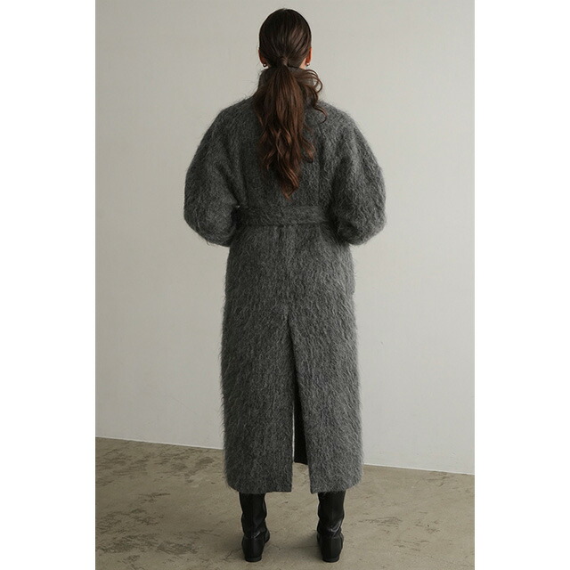 楽天市場】クラネ CLANE ロング シャギー レディ マキシ コート LONG