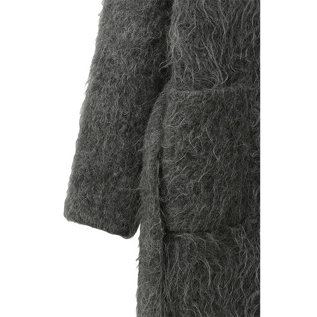 楽天市場】クラネ CLANE ロング シャギー レディ マキシ コート LONG