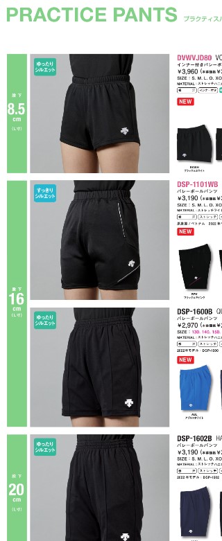 楽天市場】デサント(DESCENTE) バレーボール ハーフパンツ(ユニ