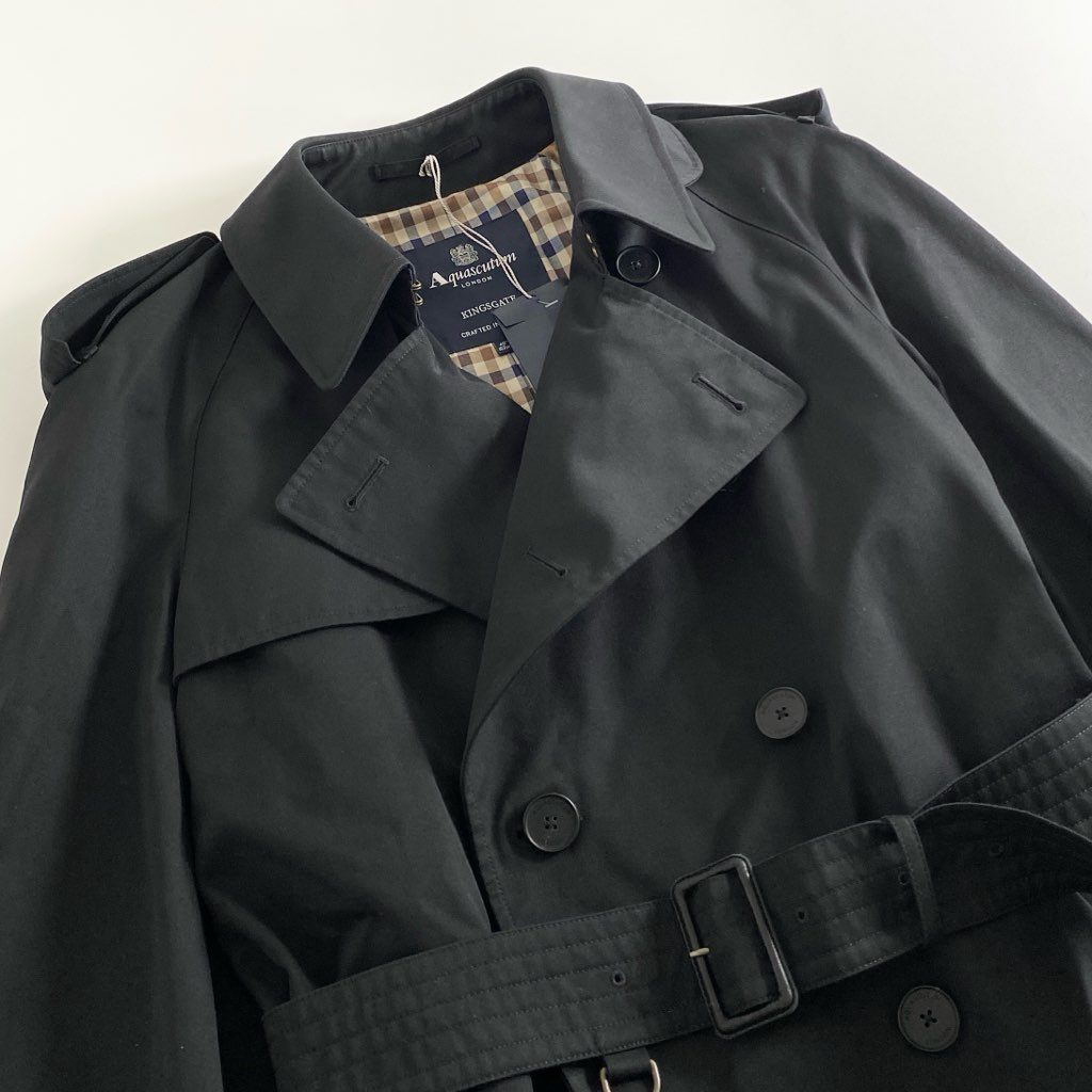 楽天市場】【タグ付き】 英国製 定価190,000円 Aquascutum アクア