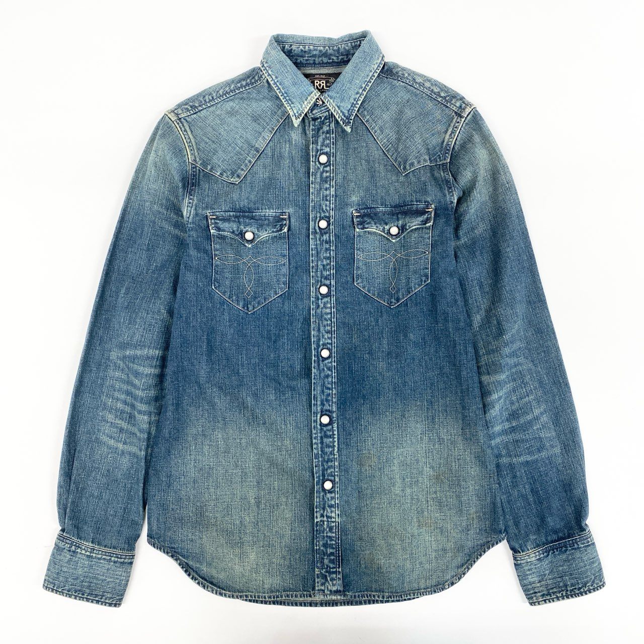 楽天市場】rrl デニム ウエスタン シャツの通販