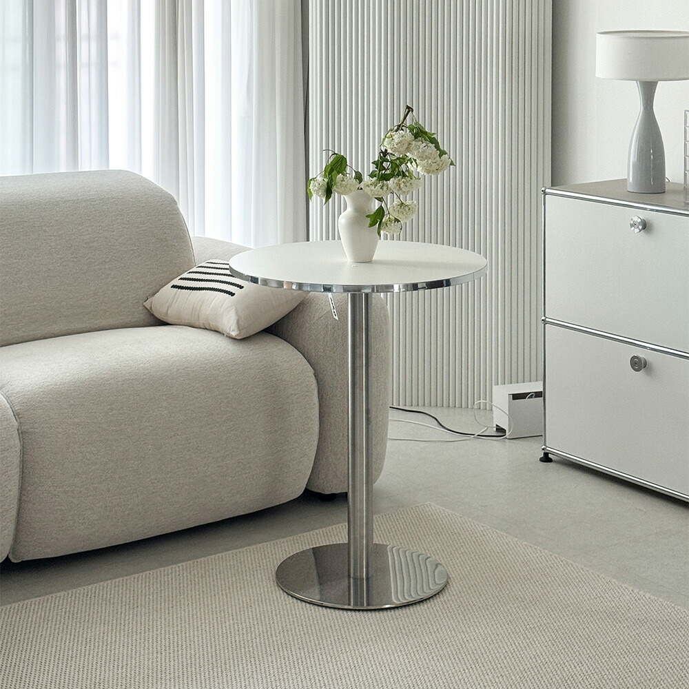 楽天市場】O'gre オグレ シルヴェンラウンドテーブル 韓国インテリア