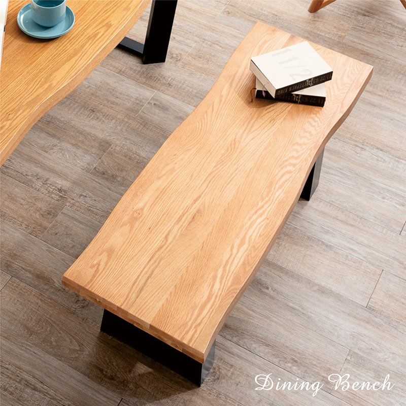 楽天市場】一枚板風 ダイニングベンチ 2人掛け 2人 ダイニング 幅112cm