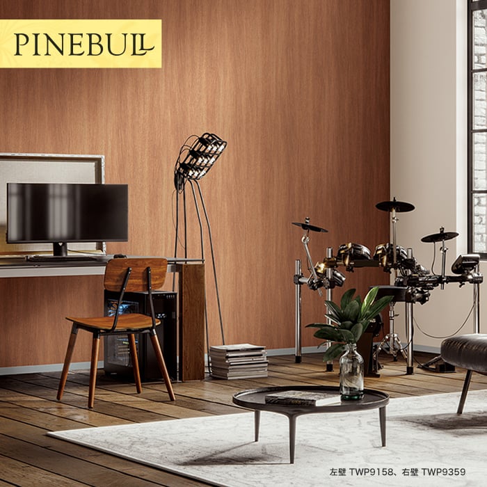 楽天市場】【壁紙】クロスのりなし トキワ パインブル ウッド 巾93cm