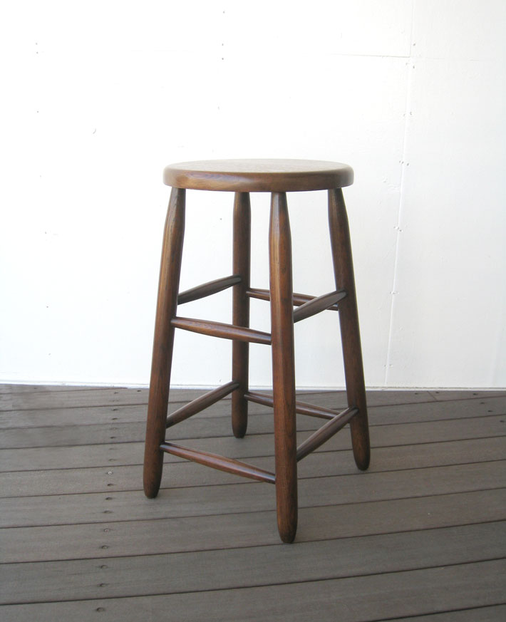 楽天市場】ハイスツール 天然木 木製 アンティーク おしゃれ