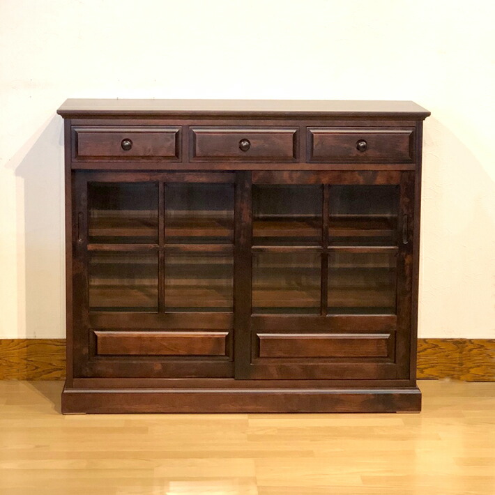 楽天市場】サイドボード 食器棚 茶棚 日本製 国産家具 北海 民芸家具