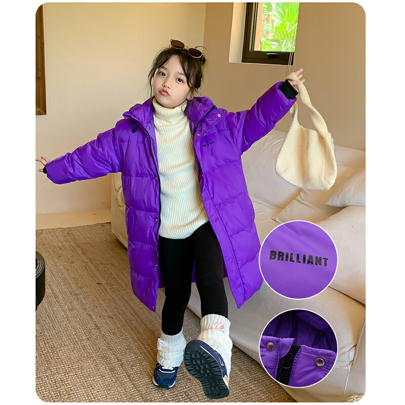 楽天市場】【独自品質 キッズ ダウンジャケット ダウンコート ロング丈