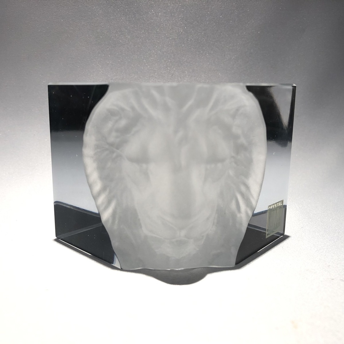 楽天市場】HOYA ホヤ クリスタルクリスタルオブジェライオンHOYA