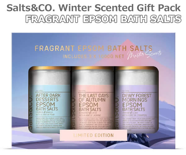 楽天市場】【送料無料】Salts&CO. Winter Scented Gift Pack 1kg×3種類