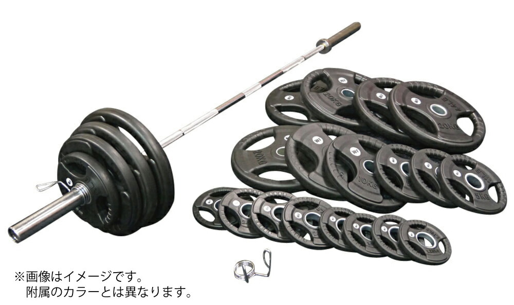 楽天市場】オリンピック トレーニングセット 225kg (丸型)送料無料 筋