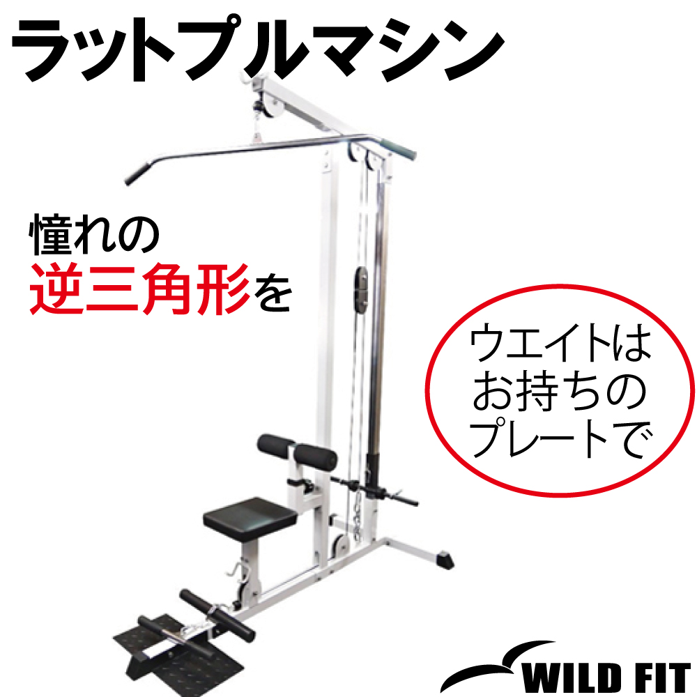 楽天市場】WILD FIT ワイルドフィット ラットプル マシン Φ28送料無料