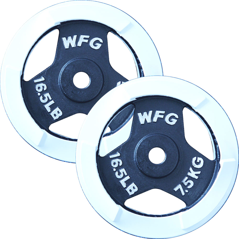 楽天市場】【SALE価格】 白ラバー レギュラー プレート 7.5kg (2枚