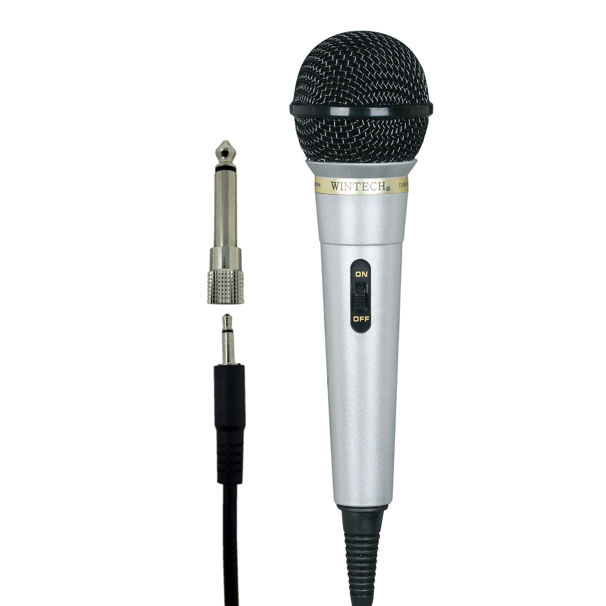 楽天市場】WINTECH ダイナミックマイクロホン DSM-01 シルバーx