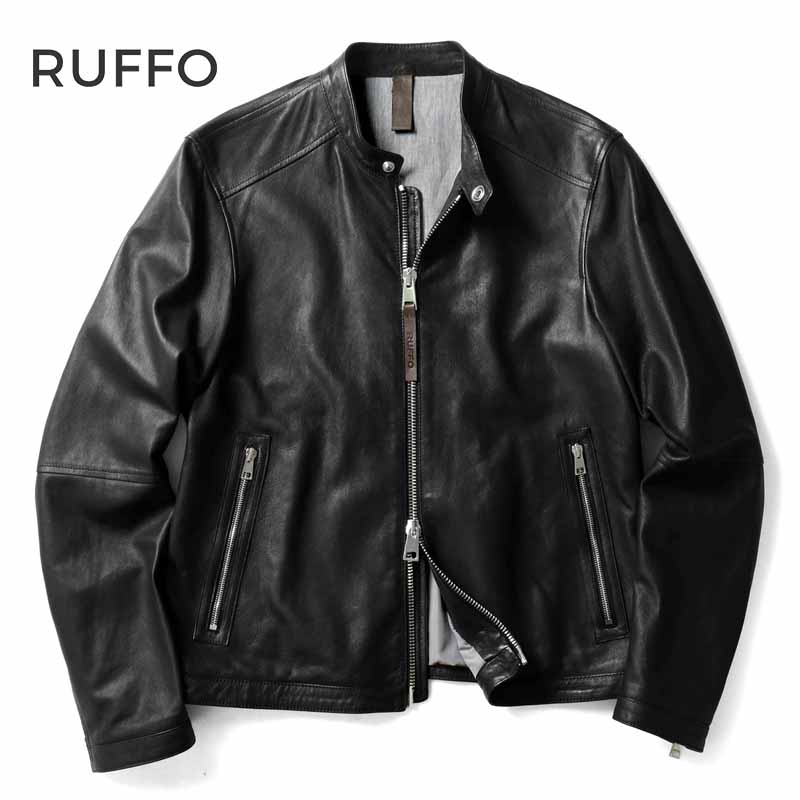 楽天市場】RUFFO / ルッフォ｜ラムナッパレザーシングルライダース