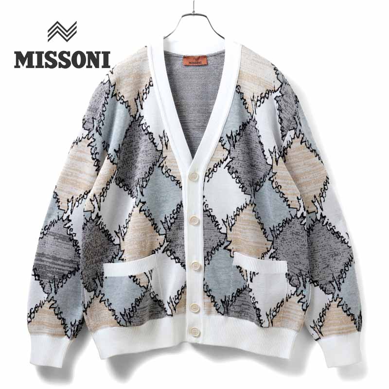 楽天市場】【50%OFF】MISSONI / ミッソーニ｜アーガイル柄ジャカード