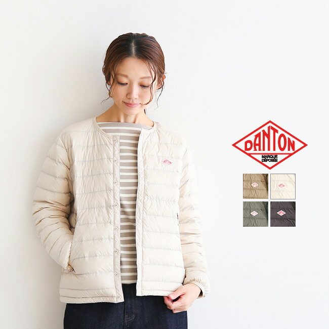 楽天市場】◇[JD-8748] DANTON(ダントン) Crew Neck Inner Down Jacket