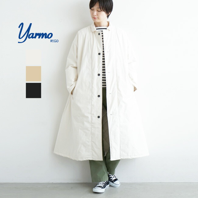 楽天市場】[yar-20aw-co16]Yarmo(ヤーモ) 中綿ロングコート oOI