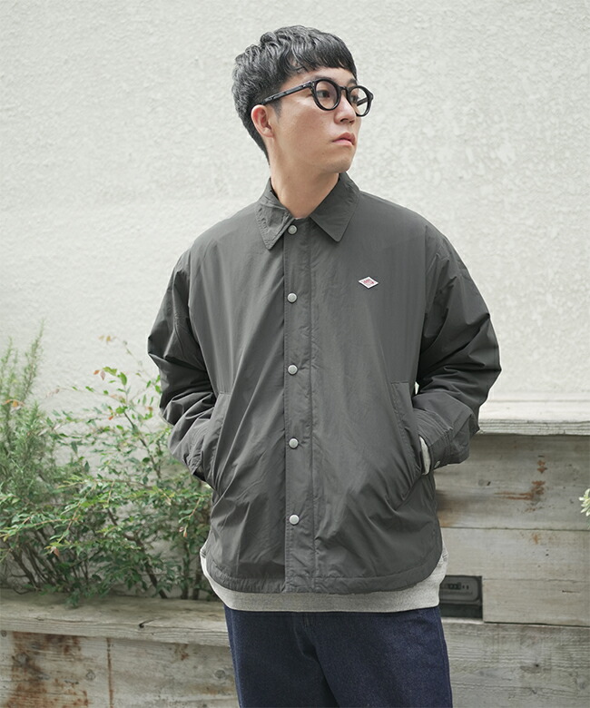 楽天市場】◇[DT-A0525PNT]DANTON(ダントン) COACH JACKET コーチ