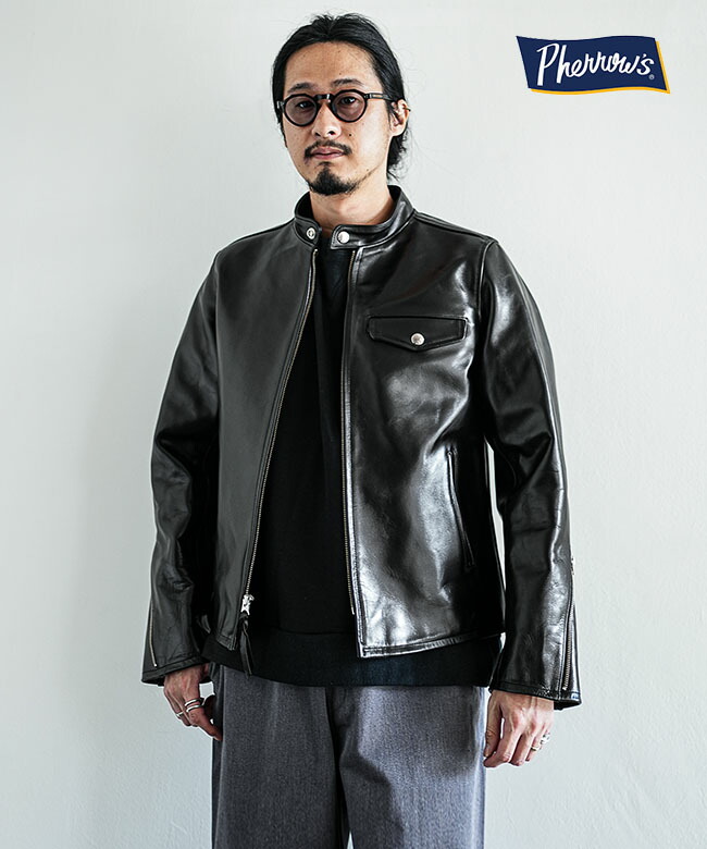 楽天市場】[25W-SJ66]Pherrow's(フェローズ) レザージャケット