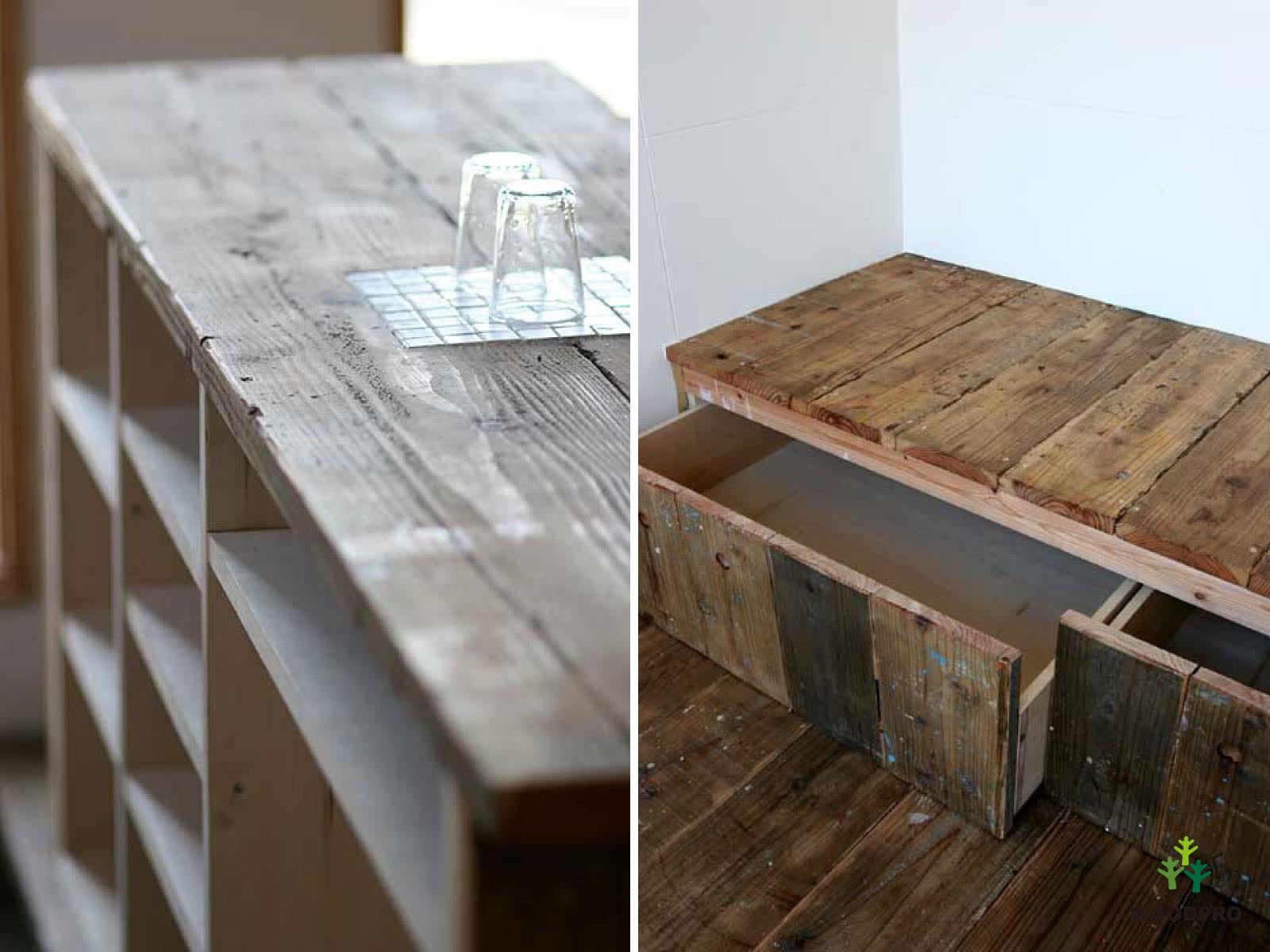 楽天市場】足場板 古材 簡易磨き 長さ500mm カット 無料