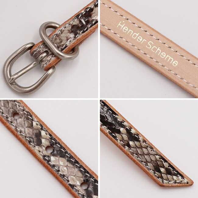 楽天市場】エンダースキーマ Hender Scheme パイソンテールベルト