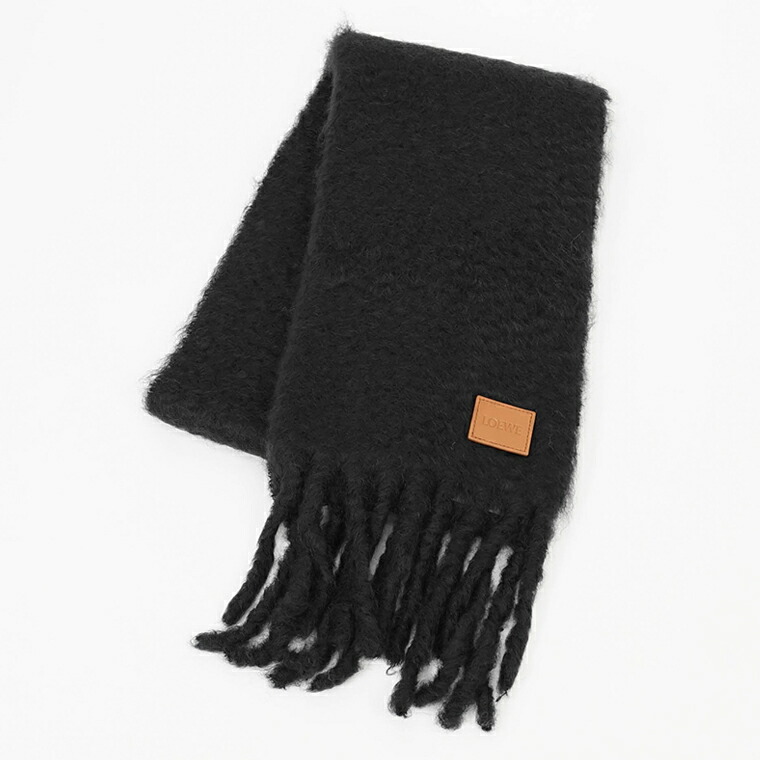 楽天市場】ロエベ LOEWE レディース メンズ マフラー FSA6SS1X05 BLACK