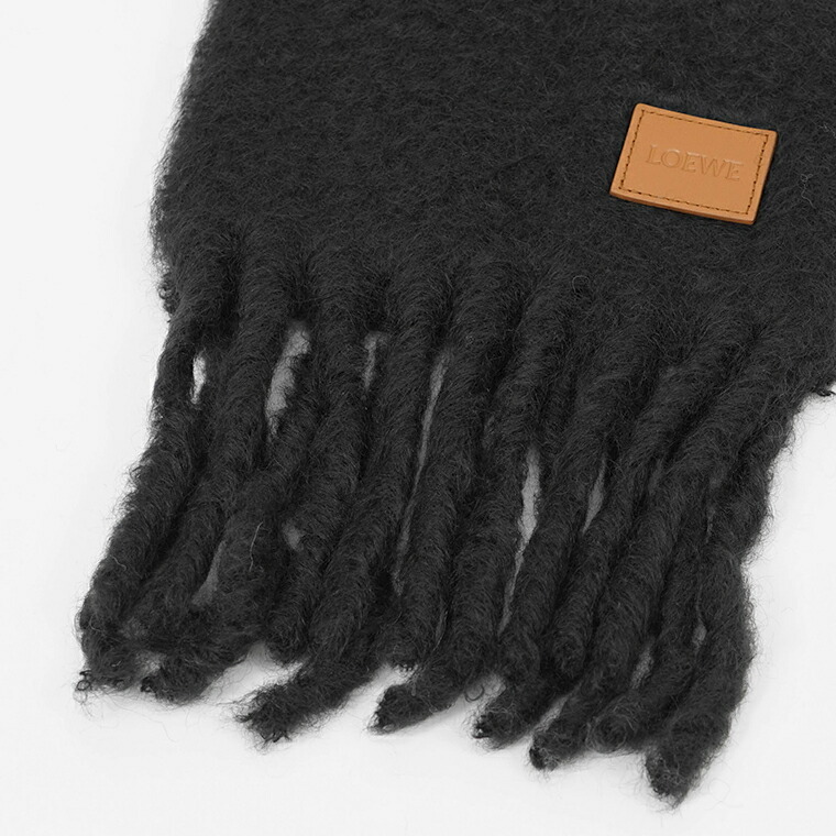楽天市場】ロエベ LOEWE レディース メンズ マフラー FSA6SS1X05 BLACK