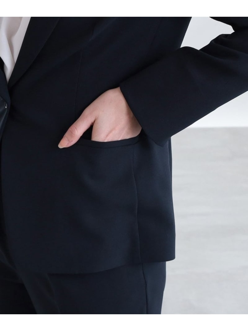 楽天市場】【定番スーツ/UVケア/洗える】ウール調テーラードジャケット