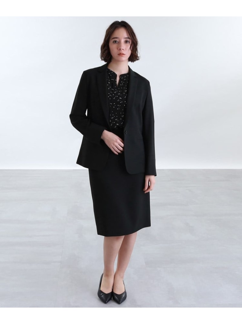 楽天市場】【定番スーツ/UVケア/洗える】ウール調テーラードジャケット