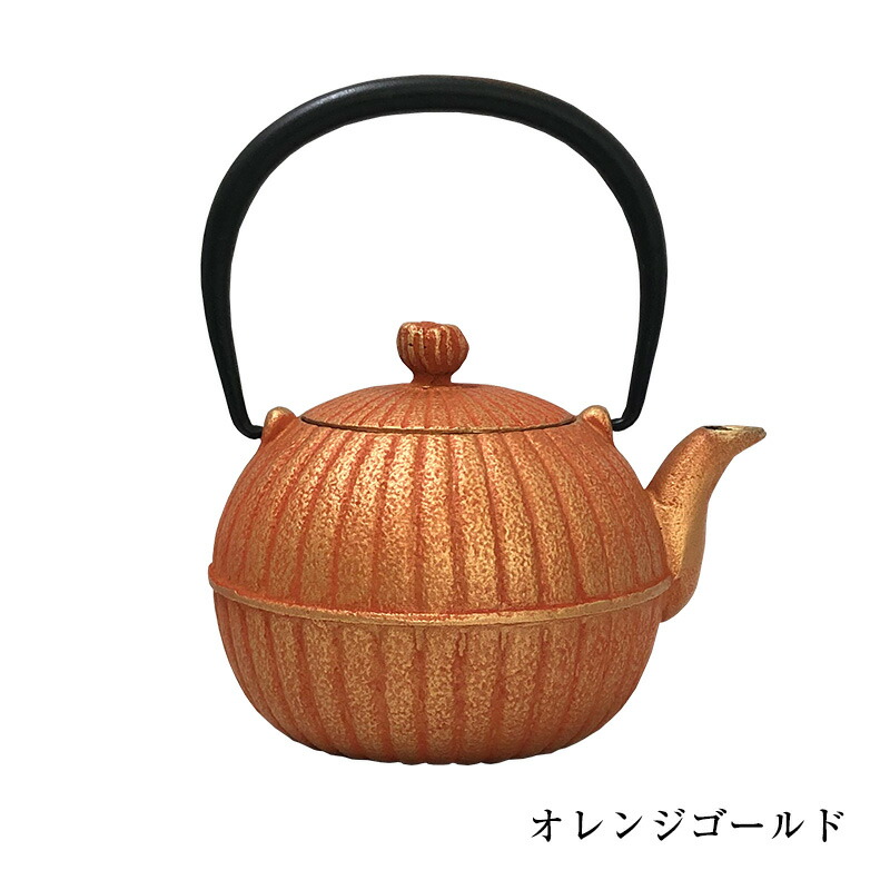 新品、未使用、供箱等付属品付 南部盛栄堂造 柚子菊 南部鉄瓶 南部鉄器