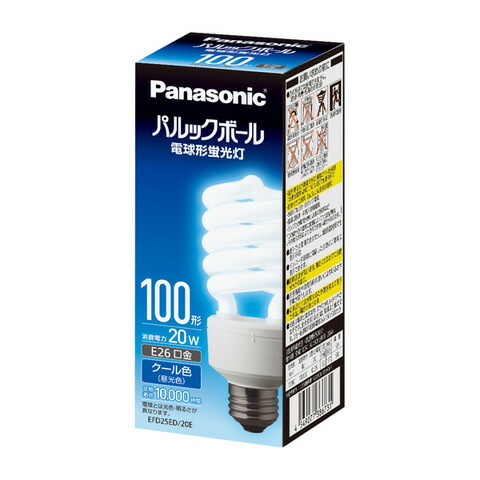 楽天市場】パナソニック 電球形蛍光灯（蛍光ランプ） パルックボール