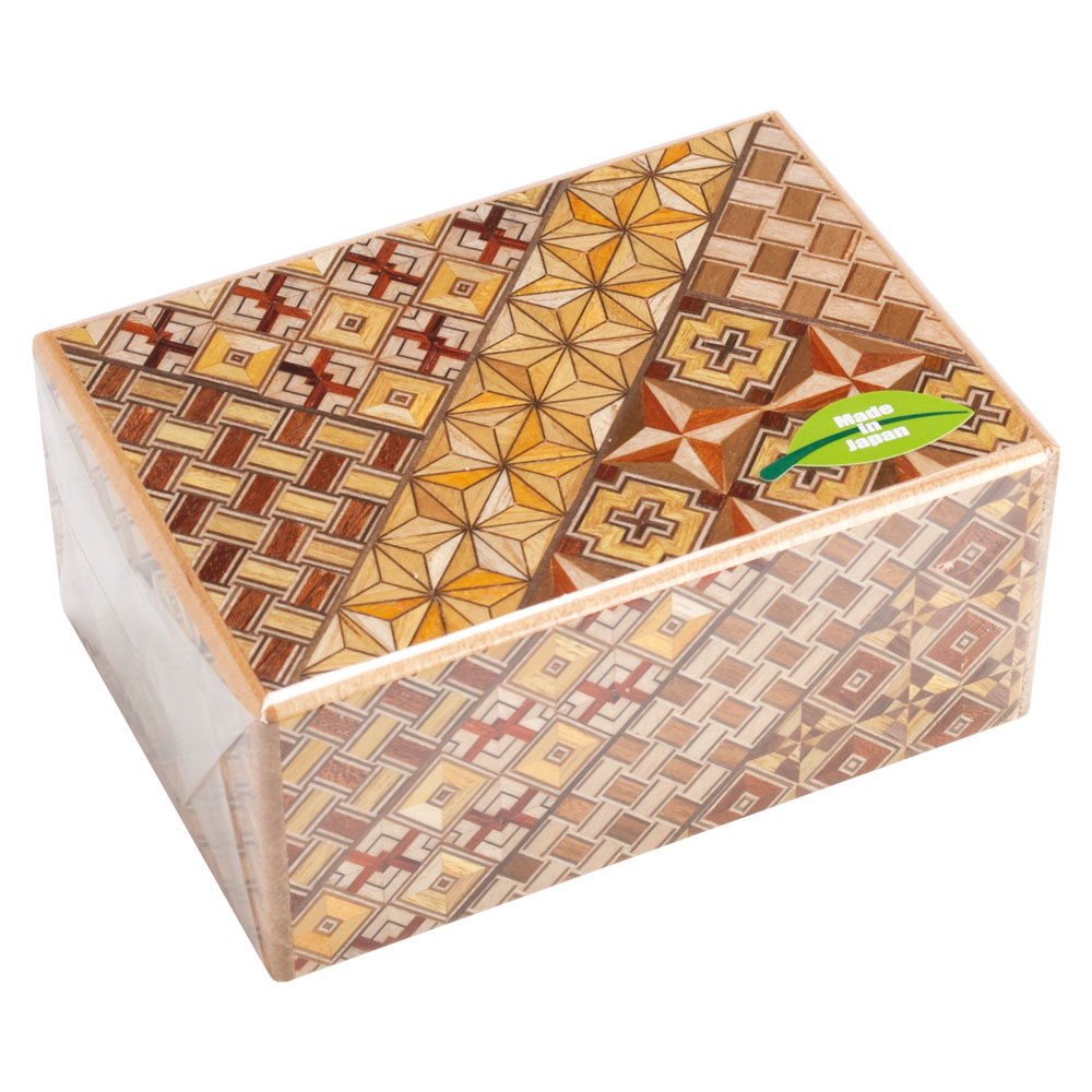 楽天市場】寄木細工 Yosegi-zaiku 秘密箱 4寸7回仕掛け 箱根伝統工芸品