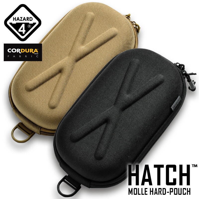 楽天市場】HAZARD4 ハザード4 HATCH MOLLE HARD-POUCH（ハッチ モール