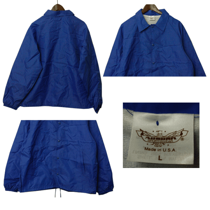 楽天市場】ナイロンコーチジャケット メンズ AUBURN（アーバーン