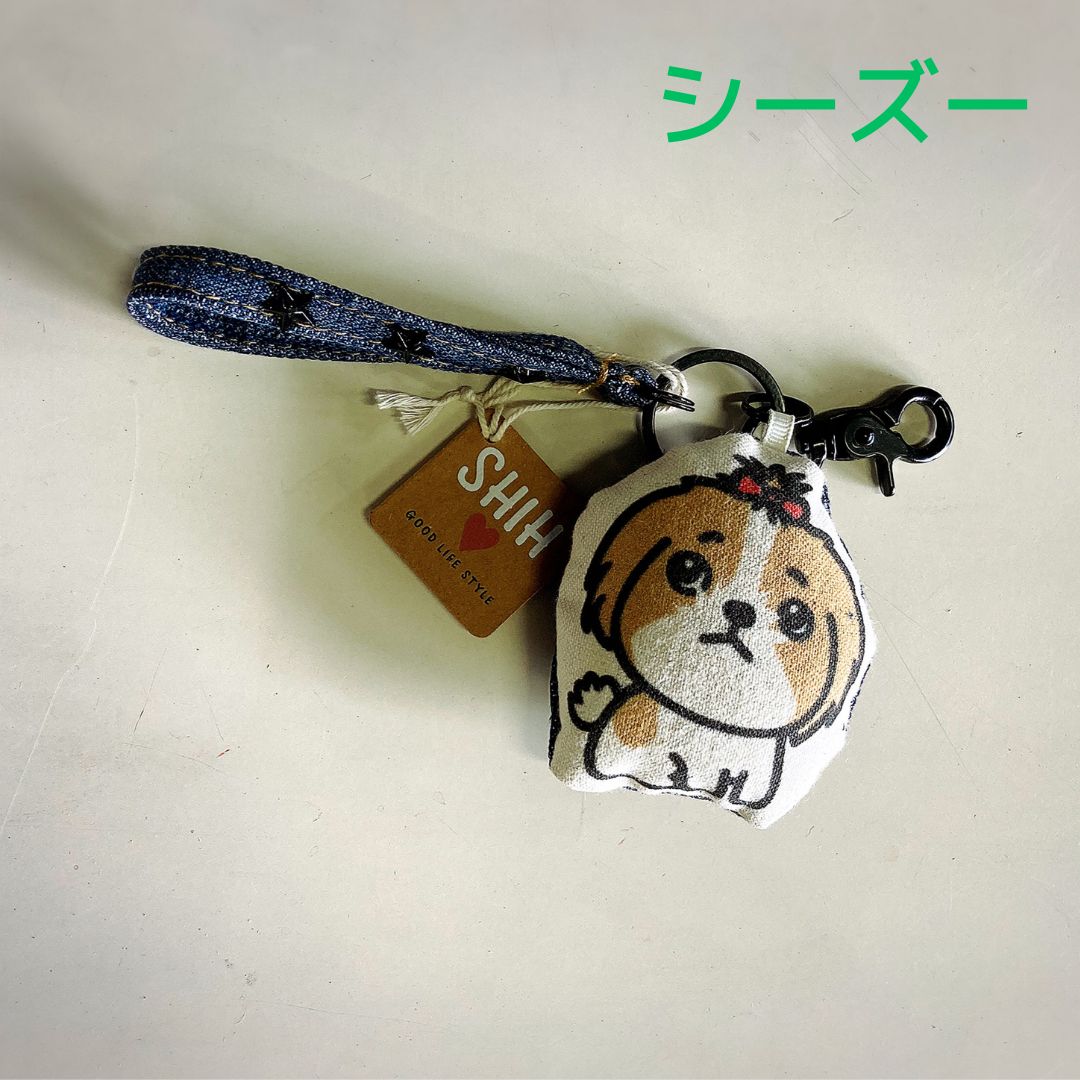 楽天市場】D・O・G ぷっくりかわいいクッションキーホルダー : わん