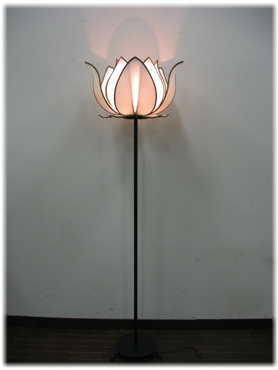 楽天市場】(ロータスフラワー L + アイアン L スタンドライト)フロア