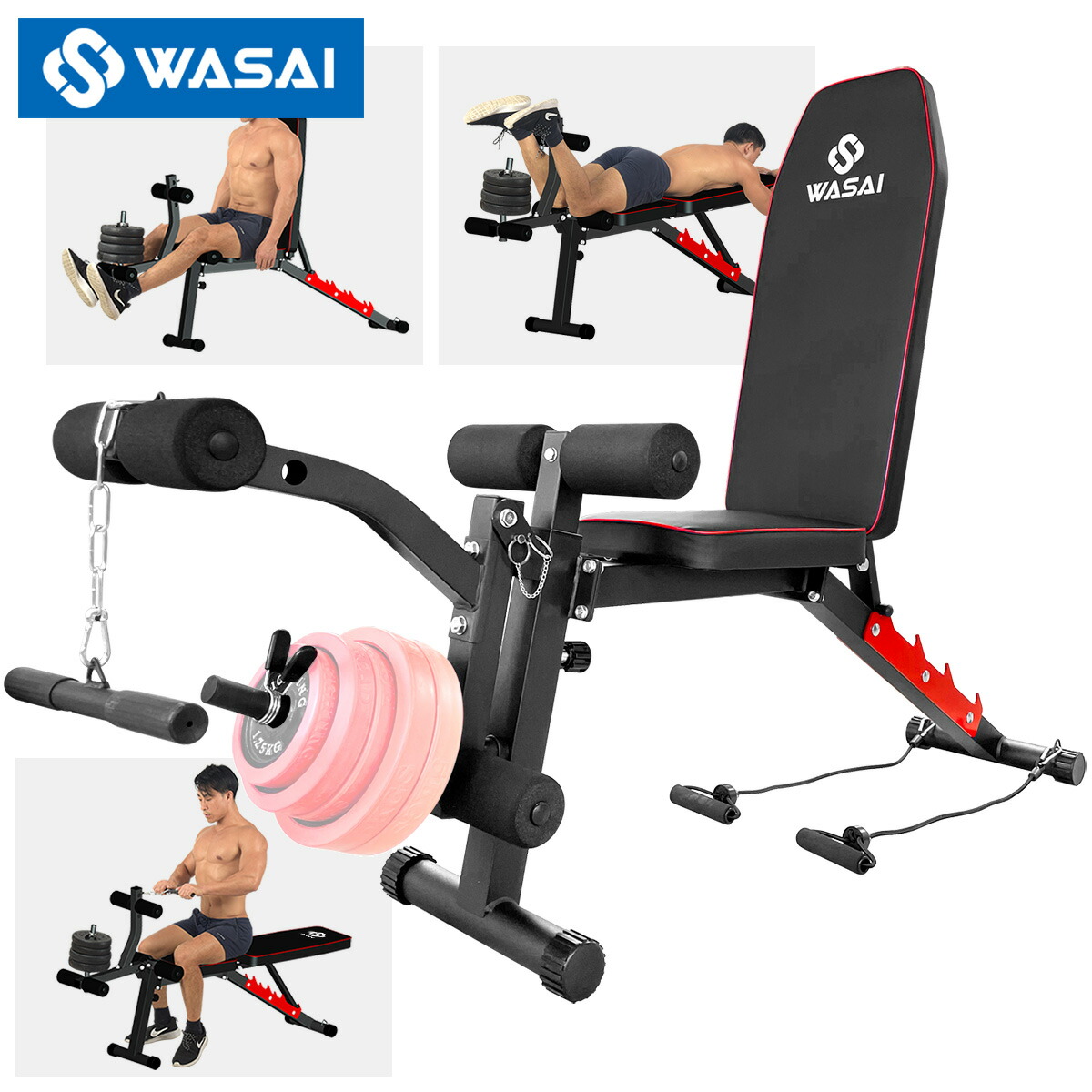 楽天市場】トレーニングベンチ マルチベンチ レッグエクステンション