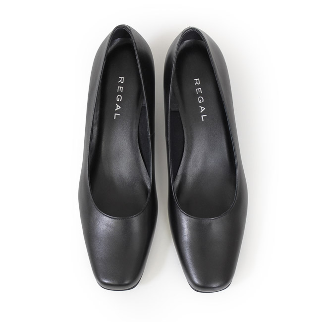 楽天市場】リーガル パンプス 黒 フォーマル ローヒール 本革