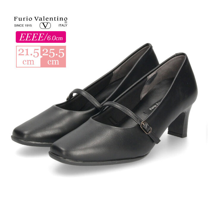 楽天市場】パンプス 黒 フォーマル ヒール 4E 幅広 6453 ブラック