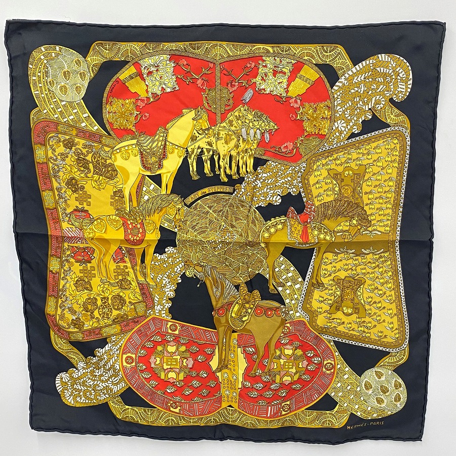 楽天市場】[USED/中古]HERMES エルメス スカーフ 【美品】カレ40 ミニ