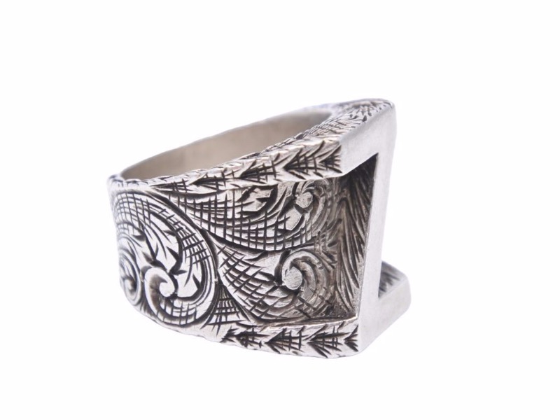 楽天市場】美品 GUCCI グッチ Zリング 指輪 シルバー アクセサリー