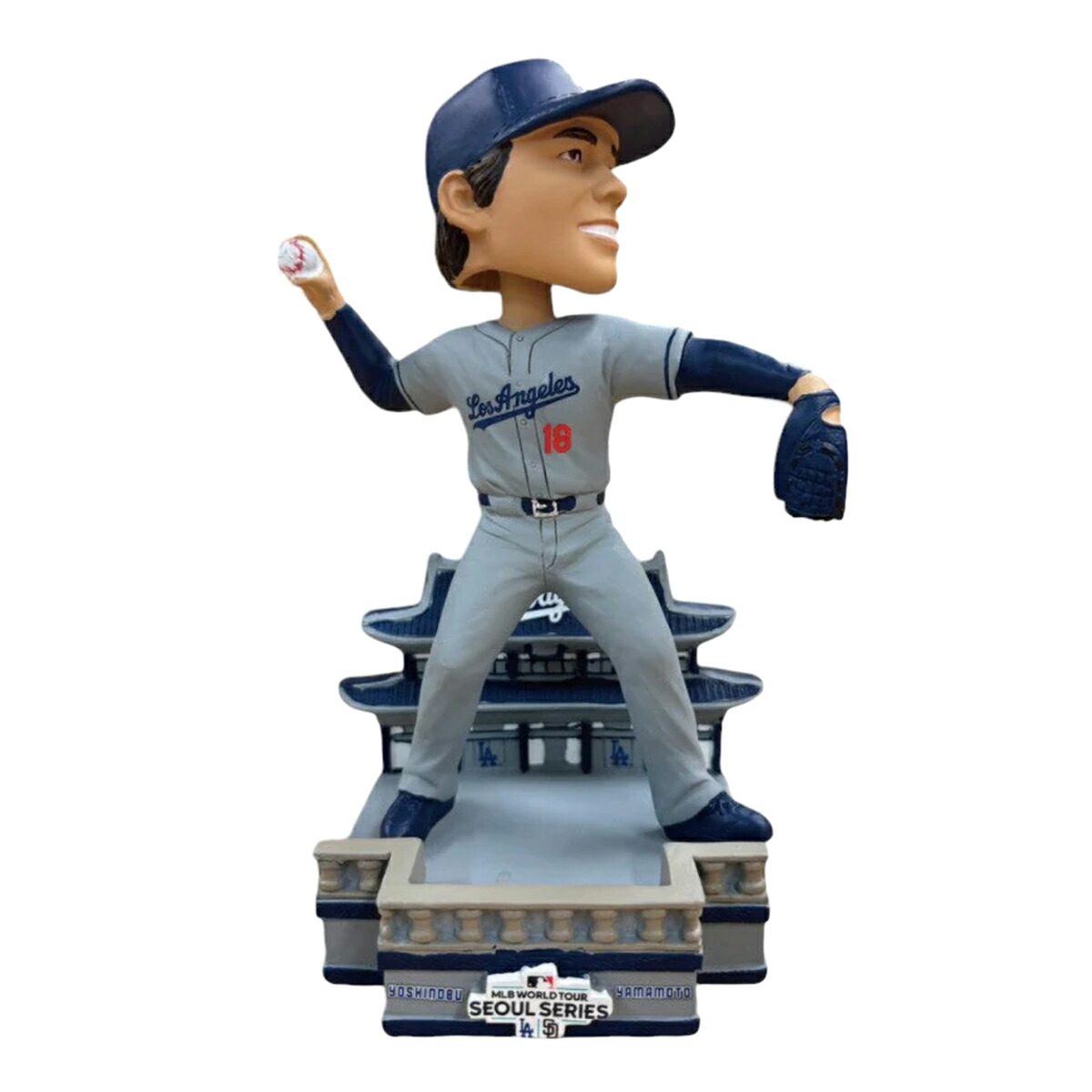 楽天市場】山本由伸 ボブルヘッド FOCO 山本由伸 公式グッズ LA