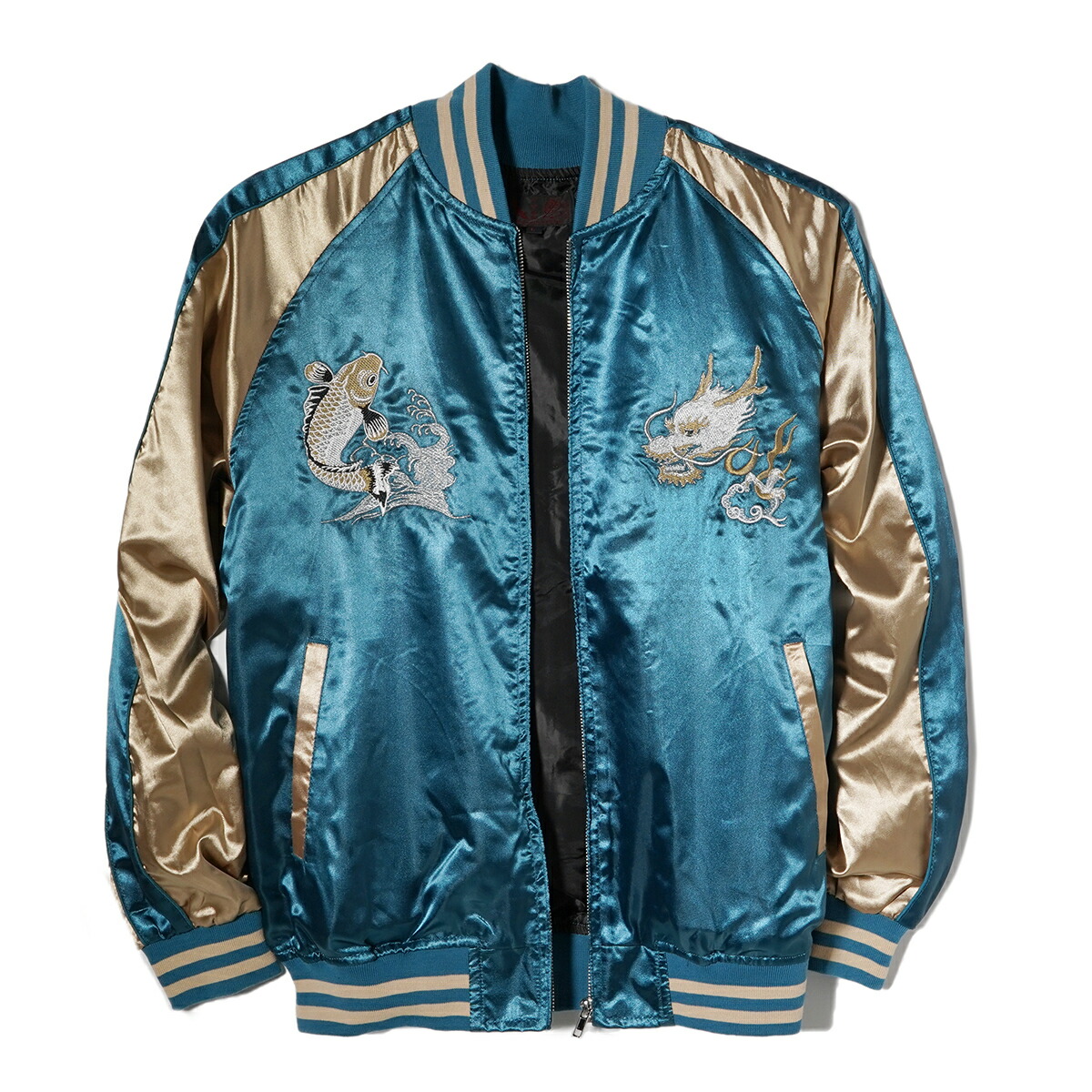 楽天市場】スカジャン メンズ サテンジャンパー スーベニア ジャケット