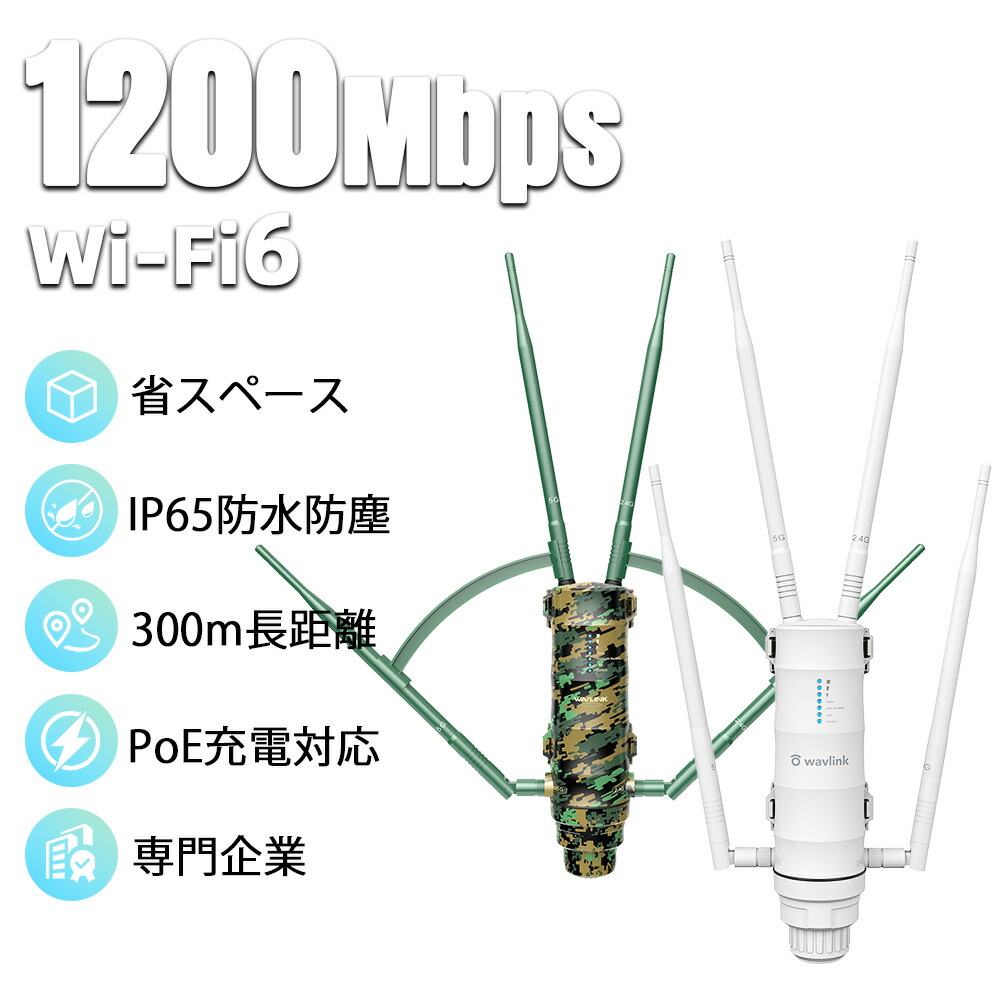 楽天市場】【屋外ルーター専門企業】WAVLINK 無線LANルーター AC1200