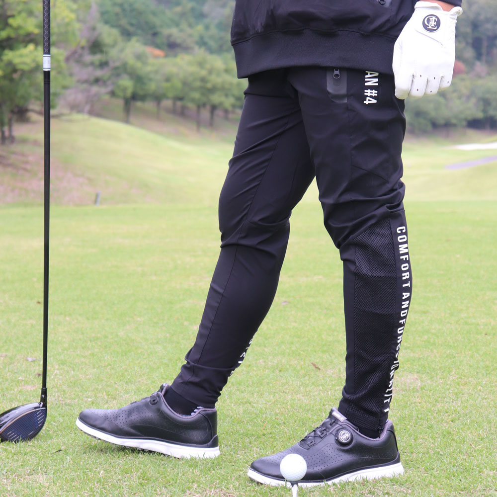 楽天市場】ラグジュゴルフ ゴルフウェア ジョガーパンツ メッシュ貼り