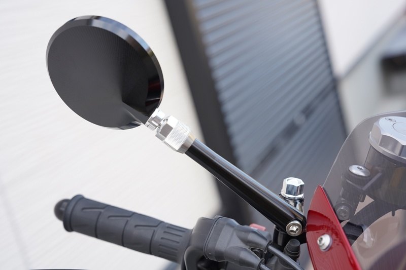 楽天市場】antlion アントライオン ビレットミラー・ロング 可変タイプ