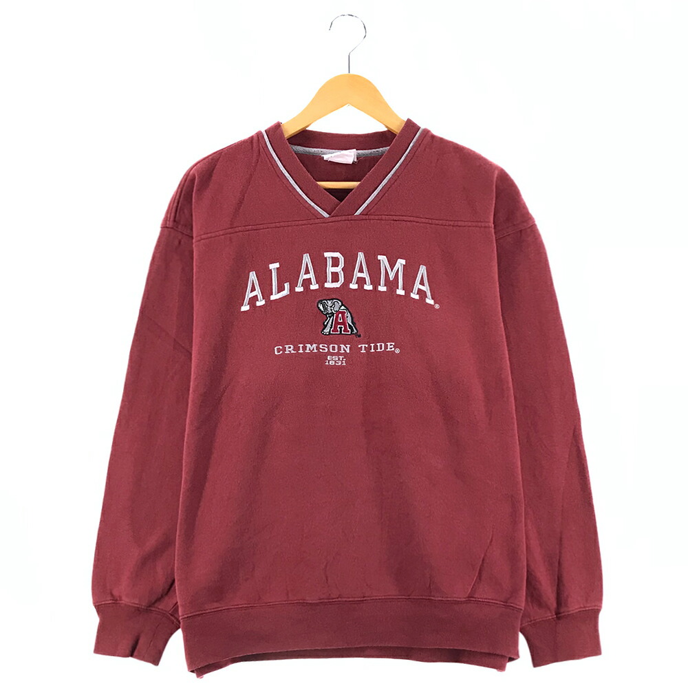 楽天市場】ALABAMA CRIMSON TIDE チームロゴスウェット サイズ表記 L