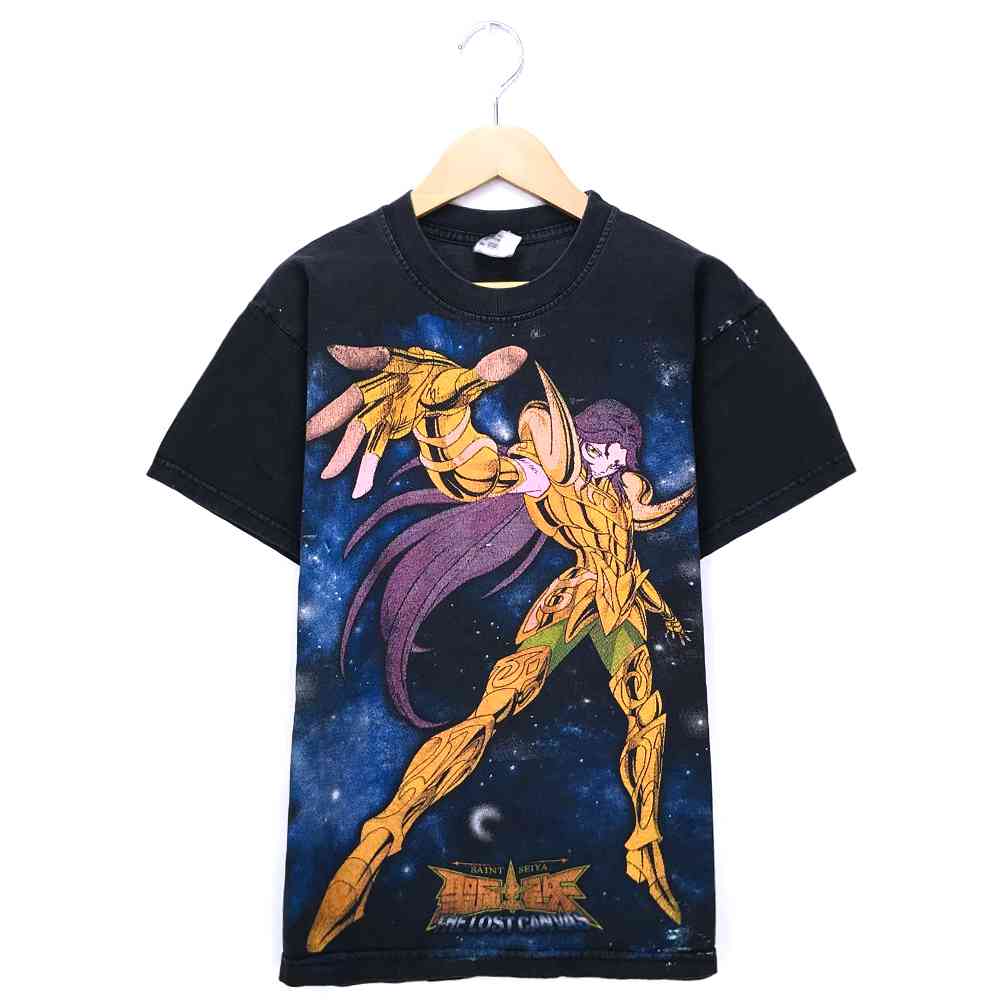 楽天市場】聖闘士星矢 キャラクターTシャツ ブラック SAINTSEIYA
