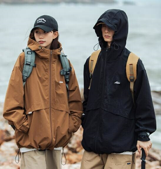楽天市場】フード付き ジャケット ウィンドブレーカー レディース